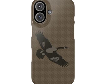 Slim Phone Cases for iPhone 7-16 Plucky Honker Flying Wild Goose