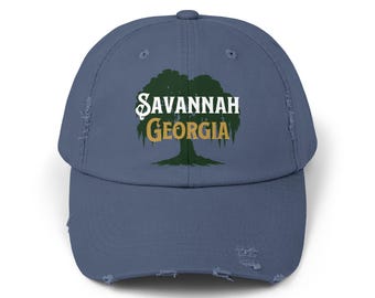 Savannah Georgia Live Oak Tree Cap | Distressed