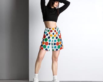 Colorful Polka Dot Unisex Mesh Shorts for Summer Fun, Casual Wear and Active Days, Lightweight, Breathable Comfort