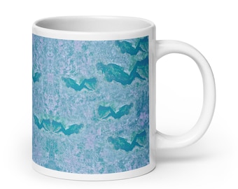 SCUBA Diver Mug - Unique Ceramic Coffee Mug for SCUBA Lovers - Perfect Gift 11, 15, 20 Ounce Sizes