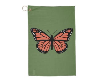 Monarch Butterfly Golf Towels