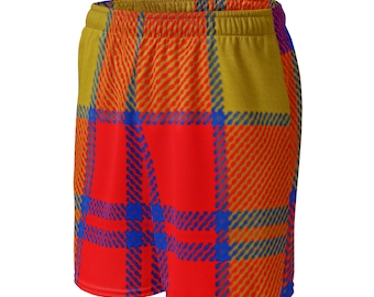 Tartan Inspired Unisex mesh shorts