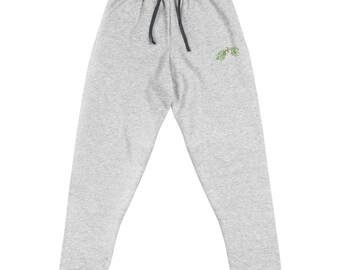 Oak Leaves and Acorn Embroidered Unisex Adult Joggers
