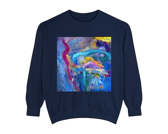 Sweatshirt Abstract 97 Unisex Garment Dyed Sweatshirt