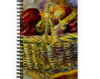 Spiral notebook "Still Life with Basket"