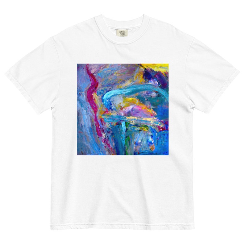Unisex garment-dyed heavyweight t-shirt Abstract 98