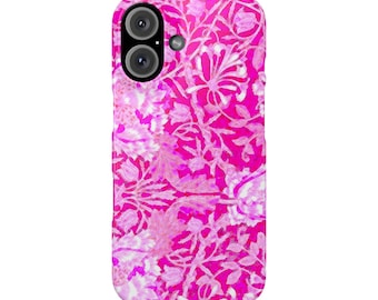 Pink Honeysuckles Slim Phone Case for iPhone 7-16