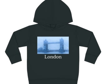 Toddler Pullover Fleece Hoodie London Tower Bridge