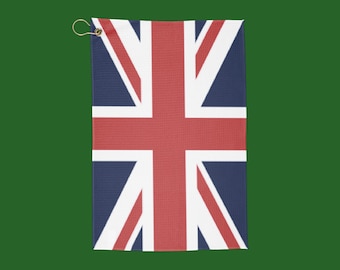 Union Jack Golf Towel: British Flag Microfiber Sports Towel