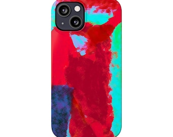 Red Jupiter Slim Phone Case for iPhone 7-15: Stylish, Durable Protection for Your iPhone