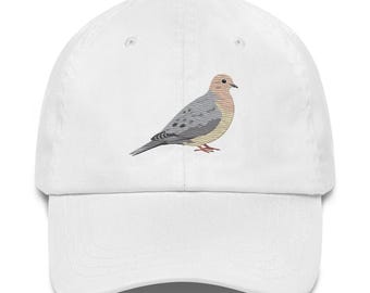 Mourning Dove Embroidered Dad hat