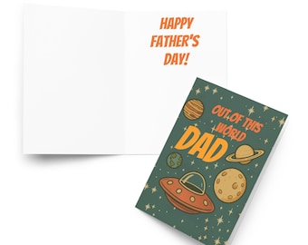 Out of this World Father Father's Day card