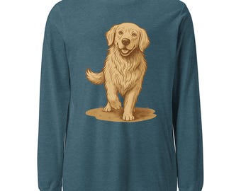 Golden Retriever Long Sleeve Dog Lover Shirt