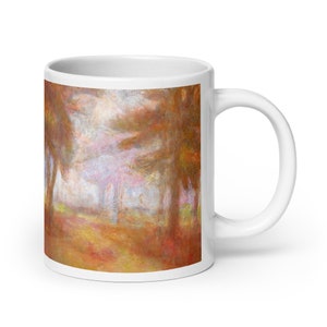 Ceramic  Landscape Art Coffee Mug for Home & Office - Unique Gift Idea