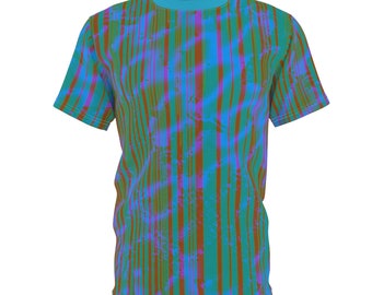 T-Shirt All Over Print "Stripes" Unisex AOP Cut & Sew Tee