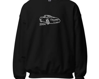 American Dream Car Sweatshirt | 2004 Unisex Vintage Style | Cozy Retro Apparel, Perfect Gift for Car Lovers