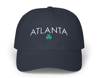 Atlanta Clover Embroidered Classic Dad Cap