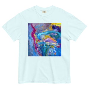 Unisex garment-dyed heavyweight t-shirt Abstract 98