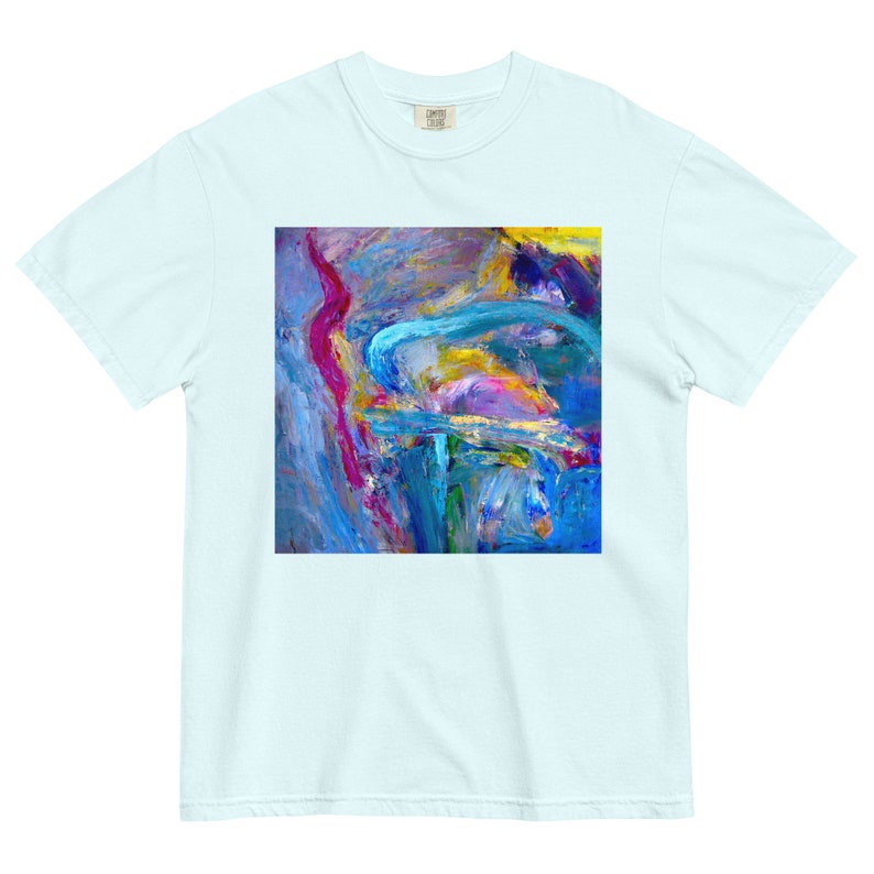Unisex garment-dyed heavyweight t-shirt Abstract 98
