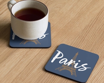 Paris Eifel Tower Cork-back coaster