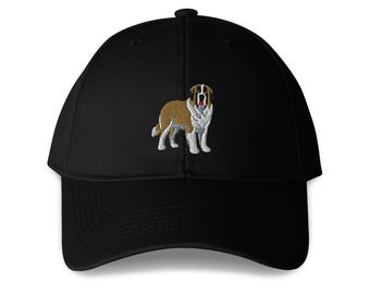 St Bernard Embroidered 6-Panel Structured Adjustable Baseball Cap