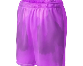 Orchid Unisex Mesh Shorts - Breathable and Lightweight Athletic Wear for Men and Women, Perfect for Sport & Leisure