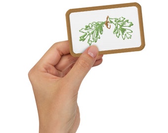 Oak Leaves and Acorn Embroidered Patches for Jackets, Bags & Crafts - Nature Inspired, Fall Decor, DIY Sewing Supplies
