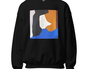 Minimalist Abstract 1998 Unisex Sweatshirt, Trendy Graphic Sweatshirt  for Men & Women, Comfortable Casual Wear, Stylish Layering