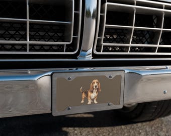 Basset Hound Vanity license plate