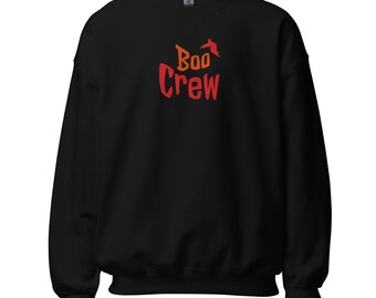 Boo Crew Embroidered Unisex Sweatshirt
