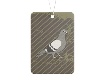 Pigeon Rules Car Air Freshener: Pine, New Car, Black Ice - Long-Lasting Car Scents for Fresh Interior