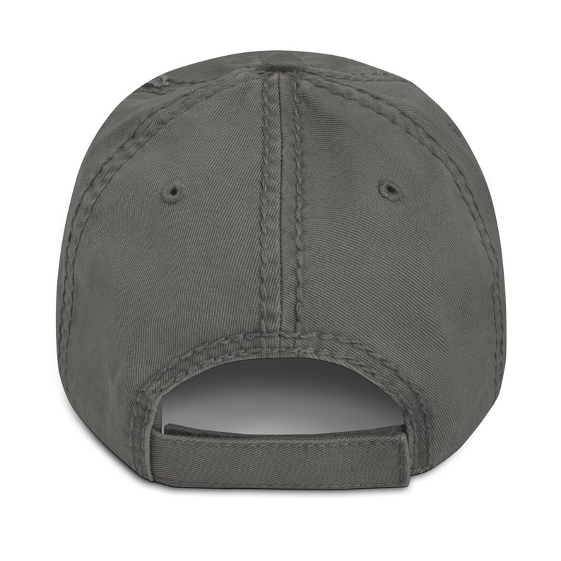 Spooky Headless Horseman Distressed Embroidered Dad Hat