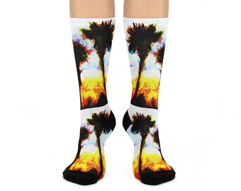 Palm Trees one-size-fits-all Socks