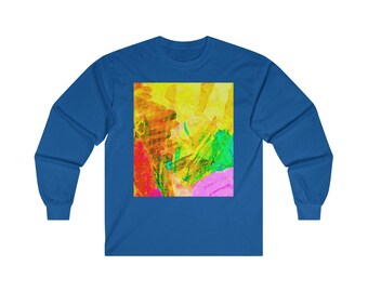 Optimism Long Sleeve Graphic Tee - Ultra Cotton Comfortable Shirt for Men & Women, Casual Wear, Ideal Gift for Everyday Style