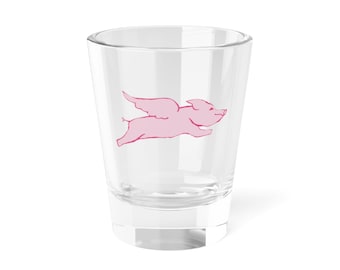 Flying Pig Shot Glass, 1.5oz