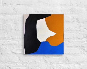 Thin canvas Minimalist Abstract 98 stretched ready to hang wall art