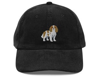 Cavalier King Charles Vintage corduroy cap