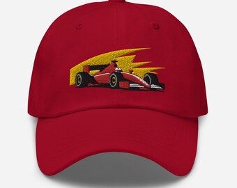 Super Car Embroidered Dad Hat - Adjustable Baseball Cap - Gift for Him - Trendy Men's Fashion Accessory