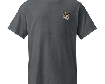 Bulldog Embroidered Dog Moisture Wicking T-Shirt | Soft & Comfortable Pet Apparel