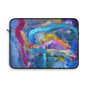 Abstract Painting 1993 Universal Polyester Laptop Sleeve