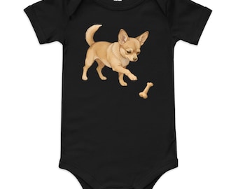 Chihuahua Baby short sleeve one piece