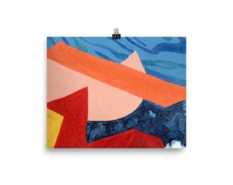 Poster Print "Chelsea Too" Abstract 189 GSM Archival Paper Art Print