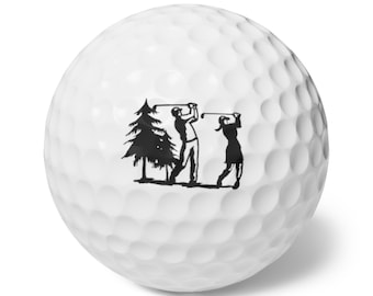 His and Hers Golf Balls, 6pcs