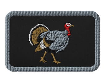 Turkey Walking Embroidered patches