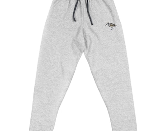 American Woodcock Joggers | Unisex Embroidered Bird Sweatpants | Stylish & Comfy Casual Wear for Nature Lovers