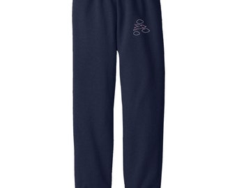 Flying Pig in the Clouds  Youth Fleece Pants
