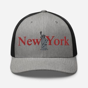 Stijlvolle New York geborduurde truckerpet Comfortabele snapback-hoed voor heren en dames | Perfect cadeau voor NYC-liefhebbers