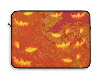 Halloween Pumpkin Ghosts  Laptop Case for Travel Stylish Laptop Sleeve