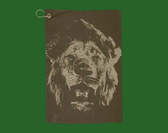 Bold Lion Golf Towel
