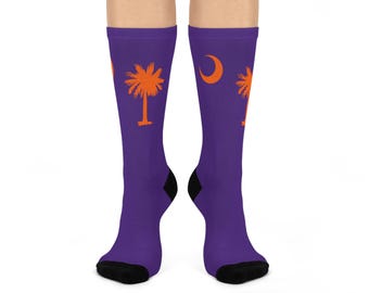 Socks State of Clemson South Carolina Cushioned Crew Socks